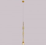 Светильник подвесной Crystal lux LUX SP1 D AMBER 2267/201