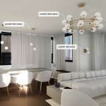 Люстра Crystallux LUXURY SP16 GOLD LUXURY