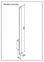 Светильник настенный JY L-CROSS DesignLed LWA0168S-BL-WW