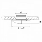 Светильник точечный встраиваемый диодный Lightstar 212136 Lumina