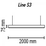 Подвесной светильник Line S3 12