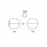 Светильник поворотный спот Linea Light 6610 Pelota