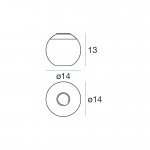 Светильник поворотный спот Linea Light 6616 Pelota
