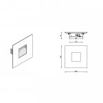 Настенно-потолочный светильник Linea Light 6624 Square