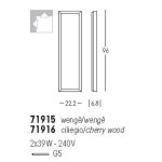 Настенно-потолочный светильник Linea Light 71915 Frame