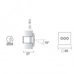 Встраиваемый светильник Linea Light 86158 Lochy