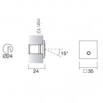 Встраиваемый светильник Linea Light 86195 Moby