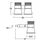 Встраиваемый светильник Linea Light 93155 Pol