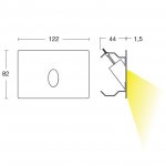 Встраиваемый светильник Linea Light 94118 Nia - Nuo