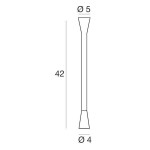 Настенный светильник Linea Light 7223 Snake LED белый