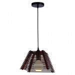 Светильник потолочный Lines-PL40E27*1BR металл, дерево E27*1*40W