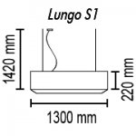 Подвесной светильник Lungo S1 01 02g
