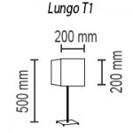 Настольный светильник Lungo T1 01 01g