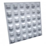 3D Дизайнерская панель из гипса Artpole CHAOS, 600x600 мм, 0,36 м2 (арт.M-0013)