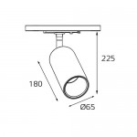 M04–408 BLACK 3000K Italline