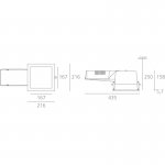 Встраиваемый светильник Artemide M243020 Luceri Kadro 