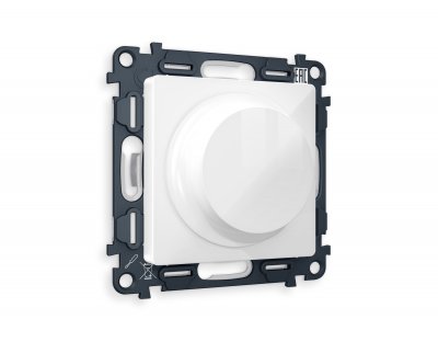 Комплект механизма светорегулятора универсального поворотно-нажимного ALFA MA105510 Белый глянец 25-600W/LED 5-300W QUANT Ambrella Volt Комплект механизма светорегулятора универсального поворотно-нажимного ALFA MA105510 Белый глянец 25-600W/LED 5-300W QUANT Ambrella Volt