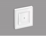 Комплект механизма 1-клавишного проходного выключателя с подсветкой 5600K ALFA MA122035 Белый матовый QUANT Ambrella Volt