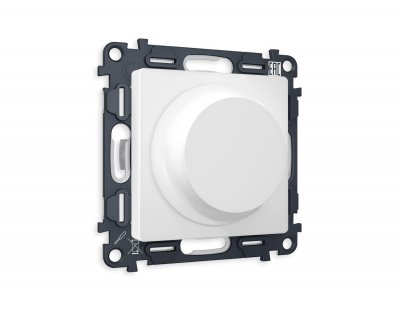 Комплект механизма светорегулятора универсального поворотно-нажимного ALFA MA125510 Белый матовый 25-600W/LED 5-300W QUANT Ambrella Volt Комплект механизма светорегулятора универсального поворотно-нажимного ALFA MA125510 Белый матовый 25-600W/LED 5-300W QUANT Ambrella Volt