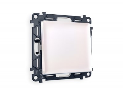 Комплект механизма 1-клавишного перекрестного выключателя ALFA MA201030 Жемчуг QUANT Ambrella Volt