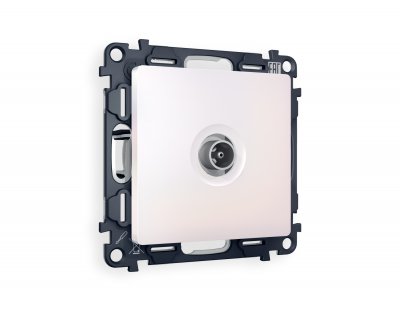 Комплект механизма TV розетки оконечной ALFA MA213010 Жемчуг 50-870 MHz 1dB QUANT Ambrella Volt Комплект механизма TV розетки оконечной ALFA MA213010 Жемчуг 50-870 MHz 1dB QUANT Ambrella Volt