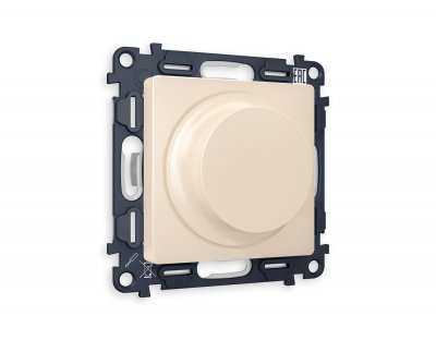 Комплект механизма светорегулятора универсального поворотно-нажимного ALFA MA325510 Бежевый матовый 25-600W/LED 5-300W QUANT Ambrella Volt Комплект механизма светорегулятора универсального поворотно-нажимного ALFA MA325510 Бежевый матовый 25-600W/LED 5-300W QUANT Ambrella Volt