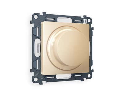 Комплект механизма светорегулятора универсального поворотно-нажимного ALFA MA605510 Шампань 25-600W/LED 5-300W QUANT Ambrella Volt Комплект механизма светорегулятора универсального поворотно-нажимного ALFA MA605510 Шампань 25-600W/LED 5-300W QUANT Ambrella Volt