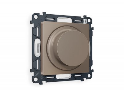 Комплект механизма светорегулятора универсального поворотно-нажимного ALFA MA635510 Темная бронза матовый 25-600W/LED 5-300W QUANT Ambrella Volt Комплект механизма светорегулятора универсального поворотно-нажимного ALFA MA635510 Темная бронза матовый 25-600W/LED 5-300W QUANT Ambrella Volt