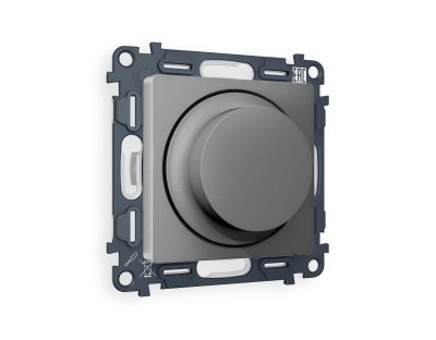 Комплект механизма светорегулятора универсального поворотно-нажимного ALFA MA655510 Антрацит серый 25-600W/LED 5-300W QUANT Ambrella Volt Комплект механизма светорегулятора универсального поворотно-нажимного ALFA MA655510 Антрацит серый 25-600W/LED 5-300W QUANT Ambrella Volt