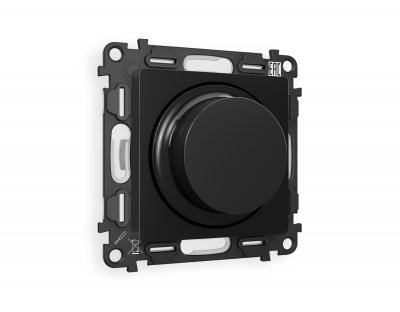 Комплект механизма светорегулятора универсального поворотно-нажимного ALFA MA805510 Черный матовый 25-600W/LED 5-300W QUANT Ambrella Volt Комплект механизма светорегулятора универсального поворотно-нажимного ALFA MA805510 Черный матовый 25-600W/LED 5-300W QUANT Ambrella Volt