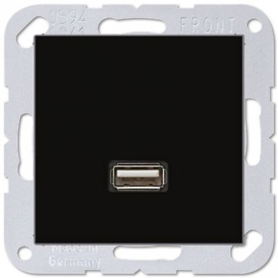 JUNG А 500 Черный Розетка HDMI (MAA1112SW) JUNG А 500 Черный Розетка HDMI (MAA1112SW)