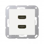 JUNG A 500 Бел Розетка HDMI 2-ая (MAA1133)