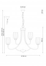 Люстра Lucia Tucci MADRID 116.6.3