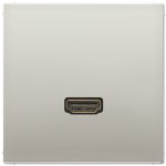 JUNG LS 990 Edelstahl Аудио Разъем (RCA) / Stereo Jack (TRS 3.5 mm) HDMI (MAES1112)