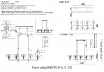 Люстра Crystallux MAESTRO SP-PL10 L1100 CHROME MAESTRO
