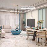 Люстра Crystallux MAESTRO SP-PL10 L1100 GOLD MAESTRO