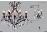 Люстра Crystal Lux MAGNIFICO SP13 BLACK/TRANSPARENT (2310/313)