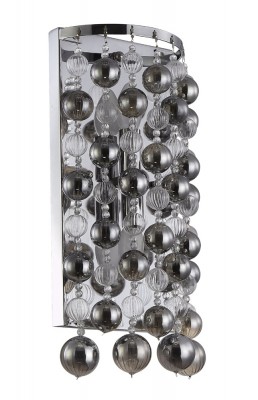 

Светильник настенный бра Crystal lux MALLORCA AP2 CHROME/SMOKE 2320/402, 2320/402