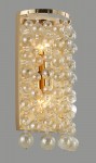 Светильник настенный бра Crystal lux MALLORCA AP2 GOLD/AMBER 2321/402