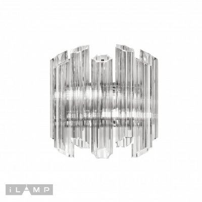 Настенный светильник iLamp Destiny MB0267-2 CHROME+CLEAR Настенный светильник iLamp Destiny MB0267-2 CHROME+CLEAR