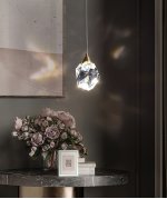 Подвесной светильник Crystal rock 1 gold MD-020B-1 gold Delight