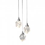 Подвесной светильник Crystal rock 3 chrome MD-020B-3 chrome Delight