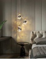 Подвесной светильник Crystal rock 3 gold MD-020B-3 gold Delight