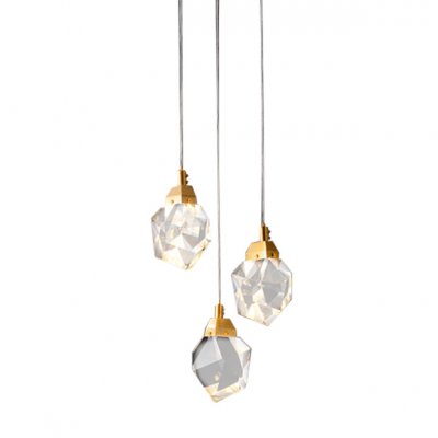 

Подвесной светильник Crystal rock 3 gold MD-020B-3 gold Delight, MD-020B-3 gold