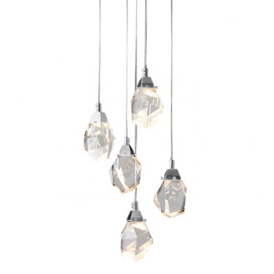 

Подвесной светильник Crystal rock 5 chrome MD-020B-5 chrome Delight, MD-020B-5 chrome