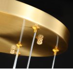 Подвесной светильник Crystal rock 7 gold MD-020B-7 gold Delight