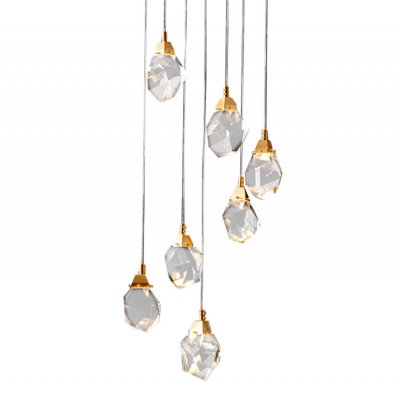 

Подвесной светильник Crystal rock 7 gold MD-020B-7 gold Delight, MD-020B-7 gold