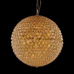 Люстра Illuminati MD103204-9A gold/amber