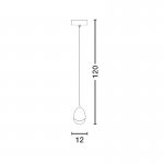 Подвесной светильник Illuminati MD13003023-1A gold