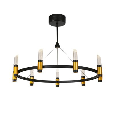 Люстра Delight MD18001040-9A black/gold